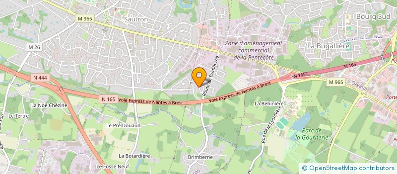 localisation de l'entreprise SCI LES FRERES CHEN à SAUTRON
