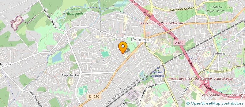 localisation de l'entreprise SCI LES FRERES CLOUP à PESSAC