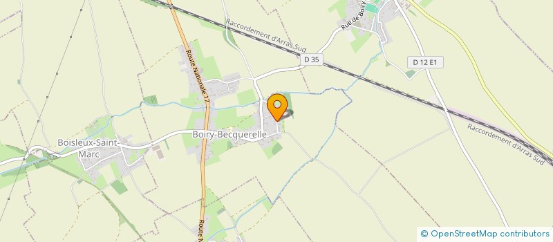 localisation de l'entreprise SCI LES FRERES DE L IMMOBILIER  BOIRY-BECQUERELLE