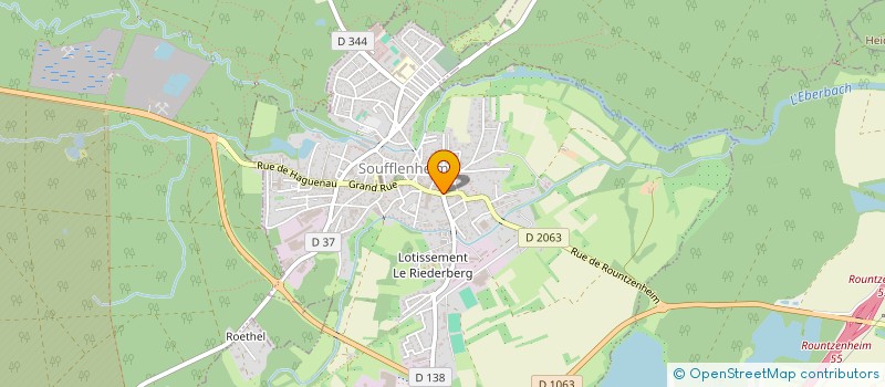 localisation de l'entreprise SCI LES FRERES ERNEWEIN  SOUFFLENHEIM