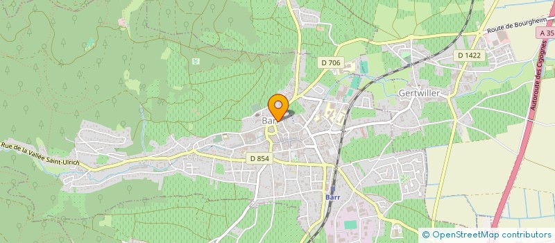 localisation de l'entreprise SCI LES FRERES HANN  BARR