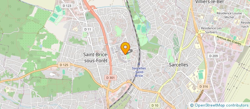 localisation de l'entreprise SCI LES FRERES KAS à SAINT-BRICE-SOUS-FORET