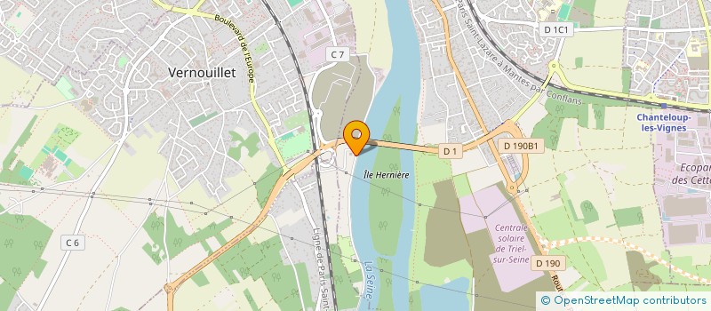 localisation de l'entreprise SCI LES FRERES LDO RACING  TRIEL-SUR-SEINE