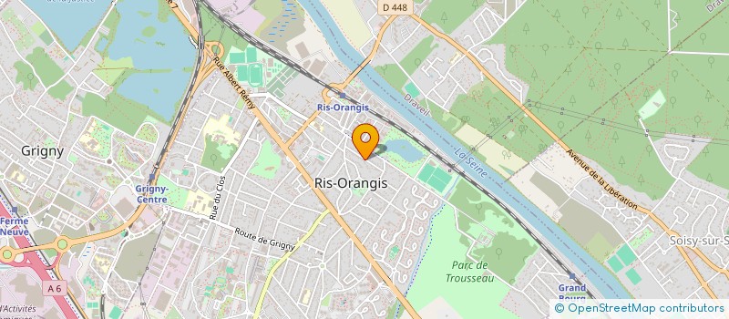 localisation de l'entreprise SCI LES FRERES LOPES à RIS-ORANGIS