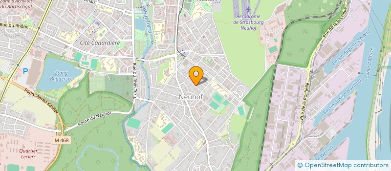 localisation de l'entreprise SCI LES FRERES LUMIERE  STRASBOURG