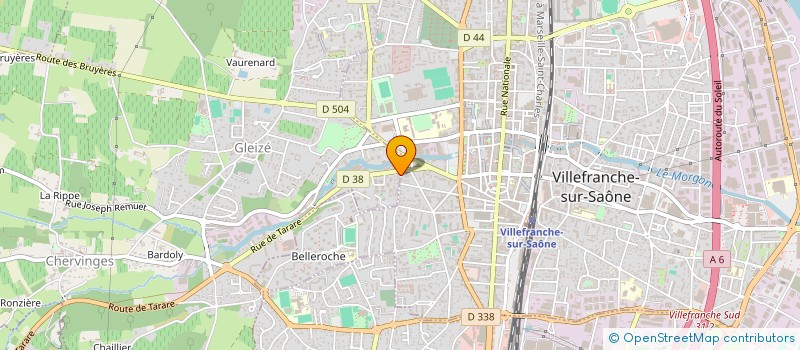 localisation de l'entreprise SCI LES FRERES LUMIERES  GLEIZE