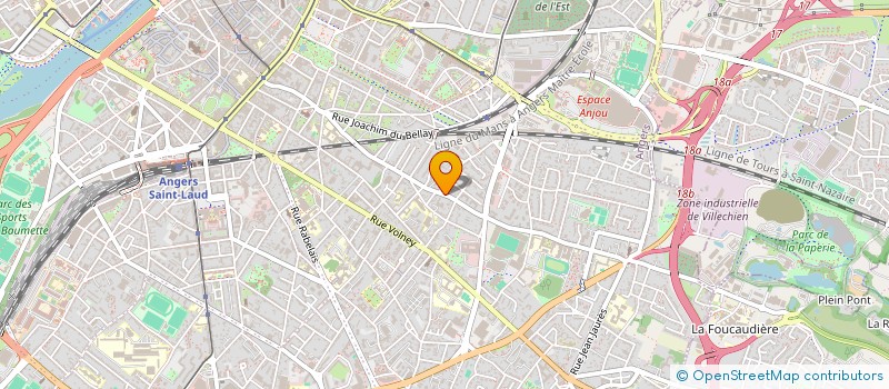 localisation de l'entreprise SCI LES FRERES MONTGOLFIER à ANGERS