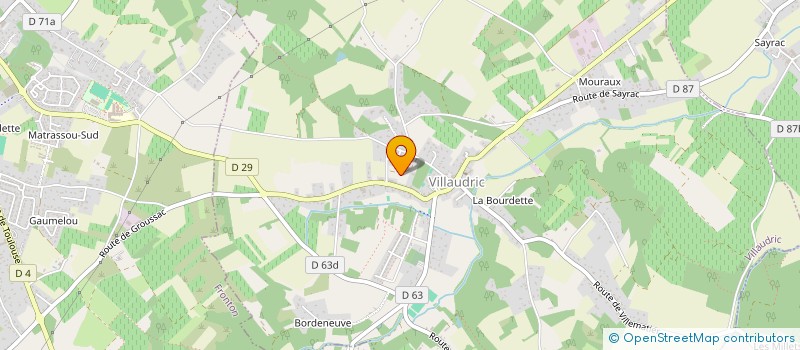 localisation de l'entreprise SCI LES FRERES SALLES  ASTE