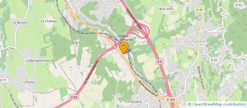 localisation de l'entreprise SCI LES FREROTS  DARDILLY