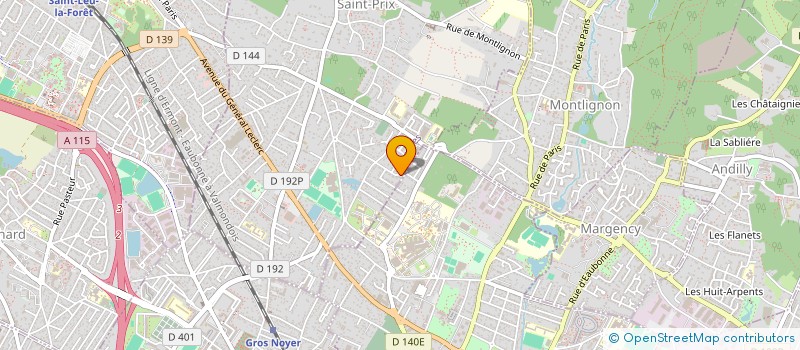 localisation de l'entreprise SCI LES FRESNES à SAINT-PRIX