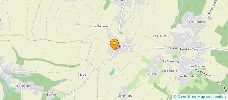 localisation de l'entreprise SCI LES FRIPOUILLES SAVART  LINDRY