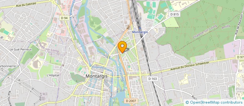 localisation de l'entreprise SCI LES FROMANTES à MONTARGIS