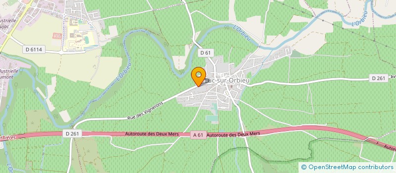 localisation de l'entreprise SCI LES FRUITIERS  FERRALS-LES-CORBIERES