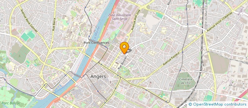 localisation de l'entreprise SCI LES FRUITS à ANGERS