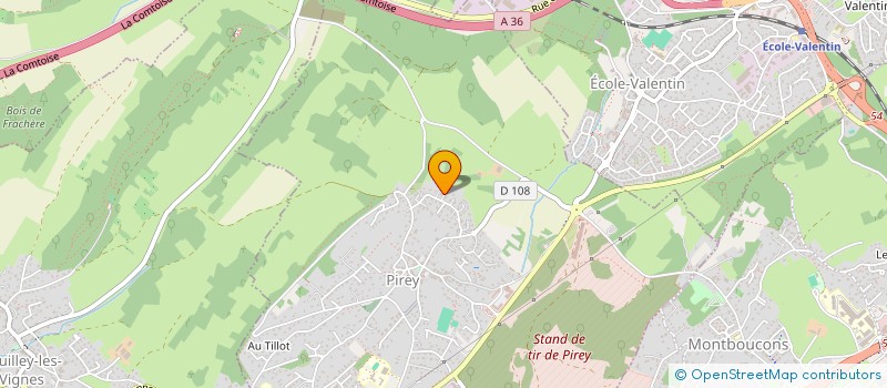 localisation de l'entreprise SCI LES FUCHSIAS  PIREY