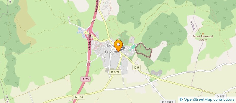 localisation de l'entreprise SCI LES FUMADES  LE CAYLAR