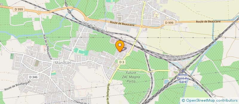 localisation de l'entreprise SCI LES FUMERIANS  MANDUEL