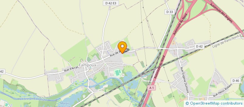 localisation de l'entreprise SCI LES FUSHIAS  FAMPOUX