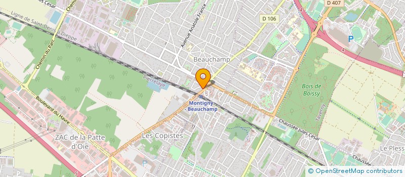 localisation de l'entreprise SCI LES FUTAIES  CORMEILLES-EN-PARISIS