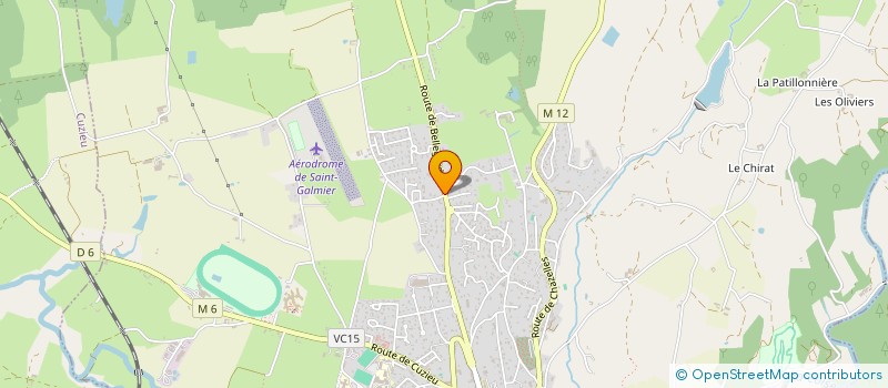 localisation de l'entreprise SCI LES G.E.P.  SAINT-GALMIER