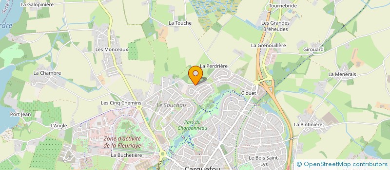 localisation de l'entreprise SCI LES G.O.N  CARQUEFOU