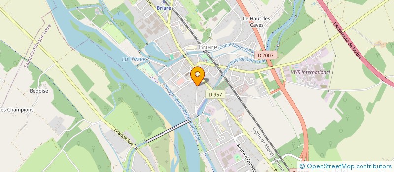 localisation de l'entreprise SCI LES GABARRES à BRIARE