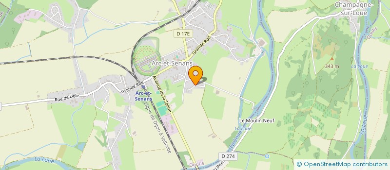 localisation de l'entreprise SCI LES GABELOUS  ARC-ET-SENANS