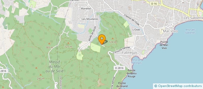 localisation de l'entreprise SCI LES GABRIELLES à LA SEYNE-SUR-MER