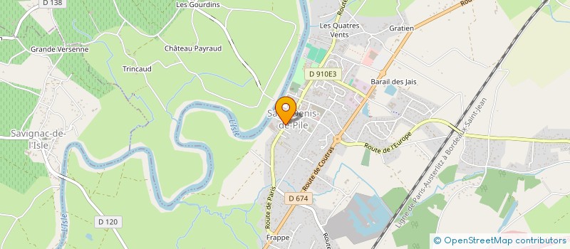 localisation de l'entreprise SCI LES GADJOBOYS  SAINT-DENIS-DE-PILE