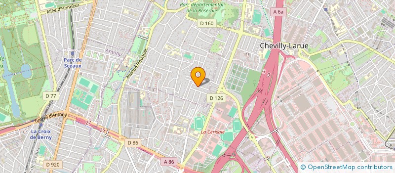 localisation de l'entreprise SCI LES GAGOUS  L'HAY-LES-ROSES