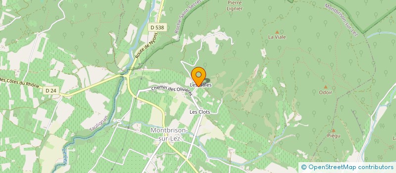 localisation de l'entreprise SCI LES GAILES  MONTBRISON-SUR-LEZ