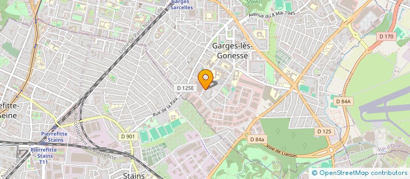 localisation de l'entreprise SCI LES GAILLARDS à GARGES LES GONESSE