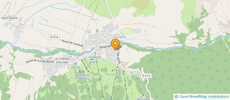 localisation de l'entreprise SCI  LES GAILLARDS  ANCELLE