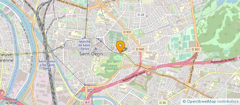 localisation de l'entreprise SCI LES GAILLONS à SAINT-DENIS