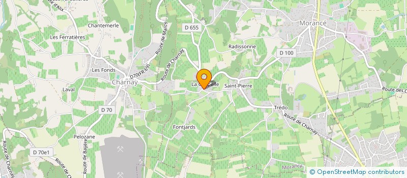 localisation de l'entreprise SCI LES GALETS  MORANCE