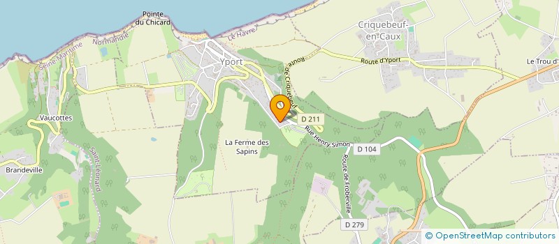 localisation de l'entreprise SCI LES GALETS D'YPORT  YPORT