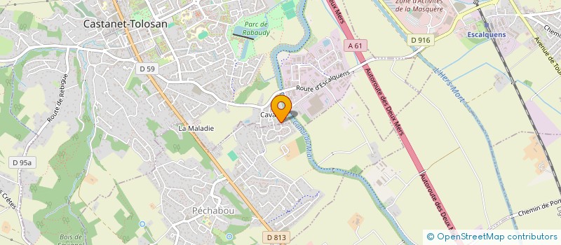 localisation de l'entreprise SCI LES GALETS DE L'ARIEGE à CASTANET-TOLOSAN