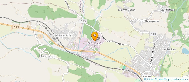 localisation de l'entreprise SCI LES GALICES  MANTEYER