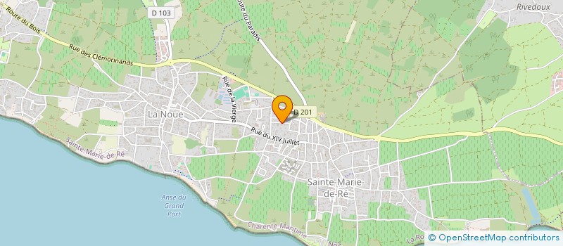 localisation de l'entreprise SCI LES GALINEES  SAINTE-MARIE-DE-RE