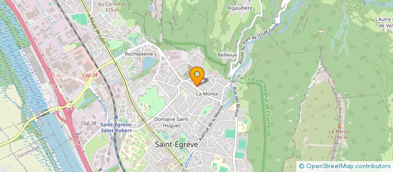 localisation de l'entreprise SCI LES GALINETTES  SAINT-EGREVE