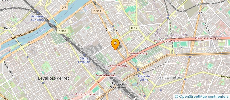 localisation de l'entreprise SCI LES GALLICHETS à CLICHY