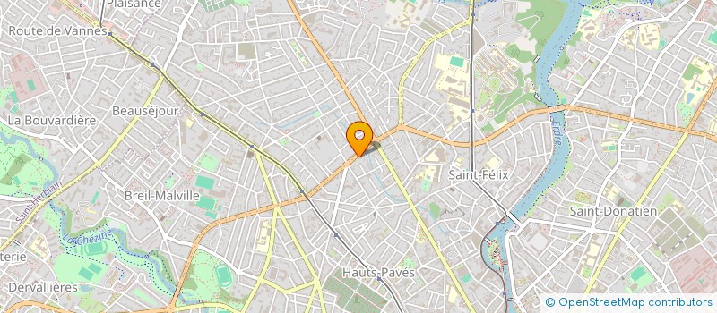 localisation de l'entreprise SCI LES GARAGES DE KOUFRA  NANTES