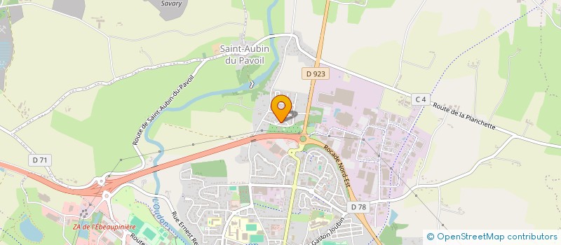 localisation de l'entreprise SCI LES GARDENIAS à SEGRE-EN-ANJOU BLEU