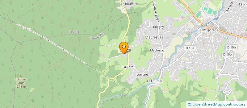 localisation de l'entreprise SCI LES GARDES à SAINT-JORIOZ