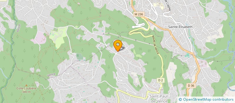 localisation de l'entreprise SCI LES GARDETTES à SAINT-PAUL-DE-VENCE
