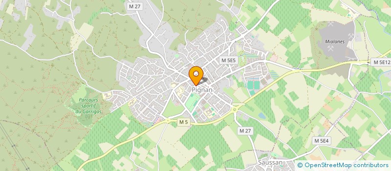 localisation de l'entreprise SCI LES GARDIES à PIGNAN