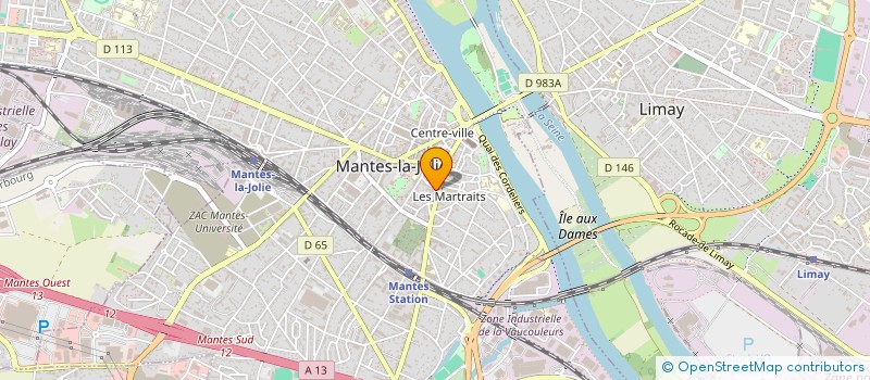 localisation de l'entreprise SCI LES GARDIS  MANTES-LA-JOLIE