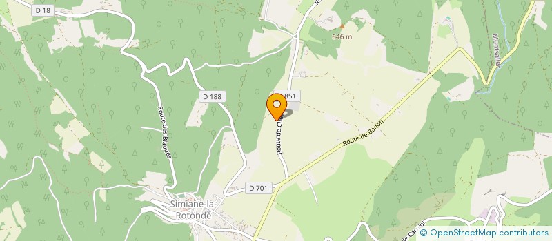 localisation de l'entreprise SCI LES GARDONS BLANDINE  BANON