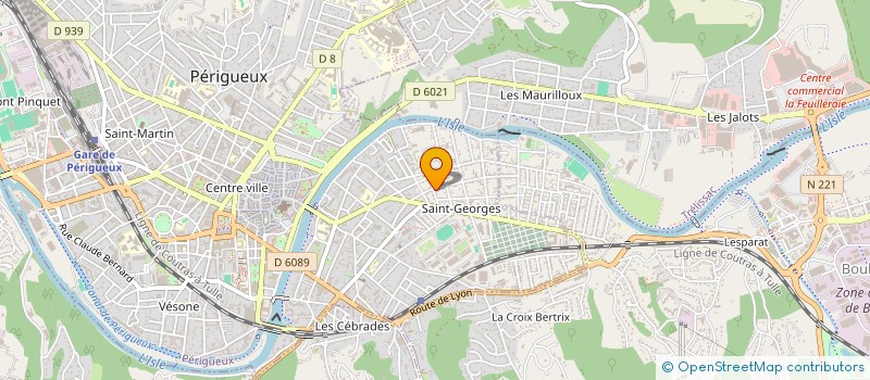 localisation de l'entreprise SCI LES GARENNES à PERIGUEUX