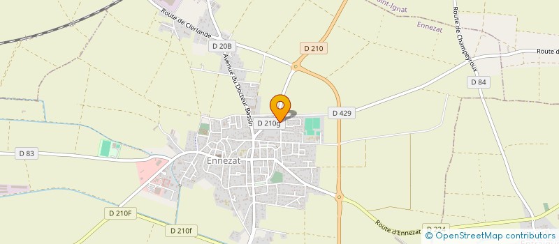 localisation de l'entreprise SCI LES GARENNES  ENNEZAT